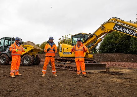 Thumbs Up a Safety Training Day with Jackson Civil Engineering