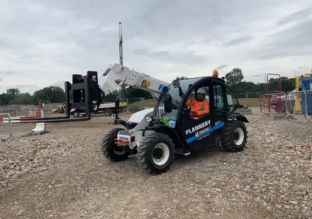 Faresin Electric Telehandler: HS2 Main Works, West Ruislip