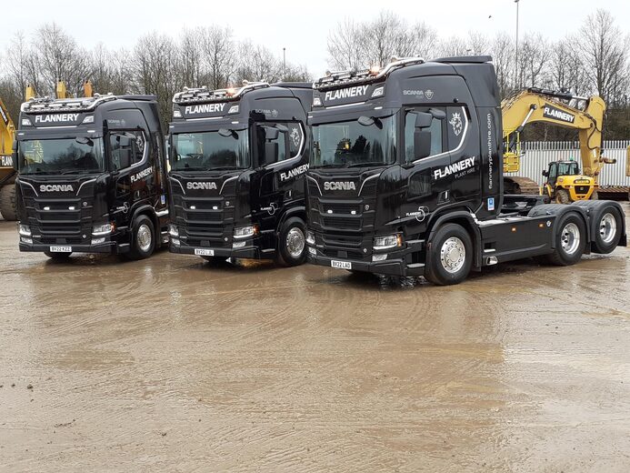 Flannery_Plant_Hire_Lorries