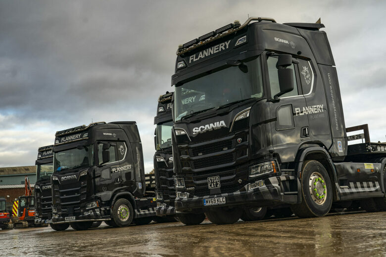 Flannery Plant Hire Transport Fleet - Mission Zero