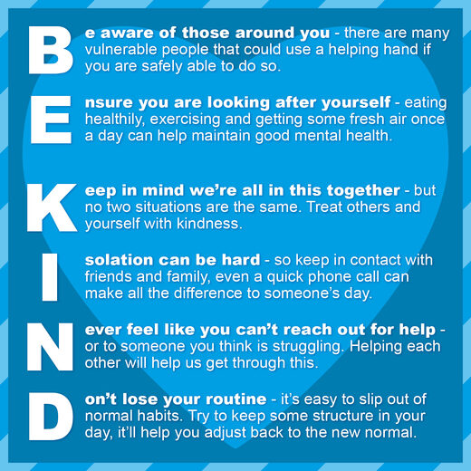 Be Kind Graphic_Mental Health Awareness Week